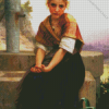 Bouguereau The Broken Pitcher Diamond Painting