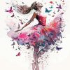 Butterflies Ballerina Diamond Painting