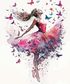 Butterflies Ballerina Diamond Painting