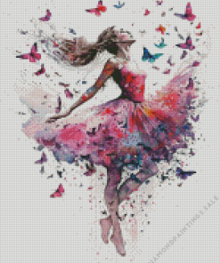 Butterflies Ballerina Diamond Painting