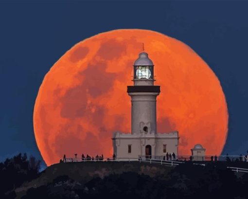 Byron Bay Lighthouse Diamond Painting