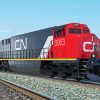 Cn Rail Electric Train Diamond Painting