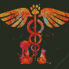 Caduceus Art Diamond Painting