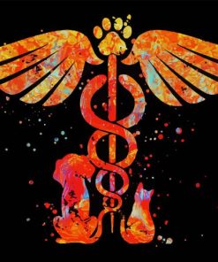 Caduceus Art Diamond Painting