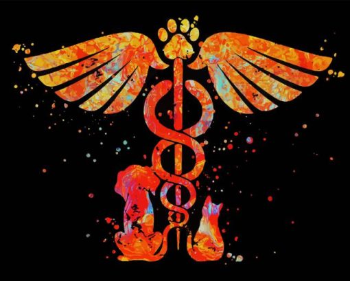 Caduceus Art Diamond Painting