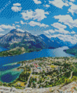 Canada Waterton Lakes Park Diamond Painting