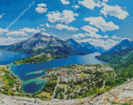 Canada Waterton Lakes Park Diamond Painting