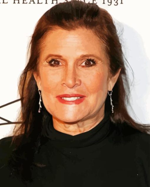 Carrie Fisher Diamond Painting