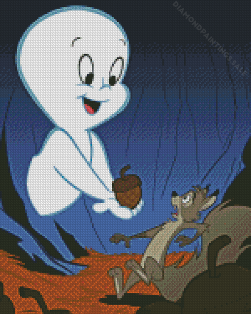 Casper The Friendly Ghost Diamond Painting