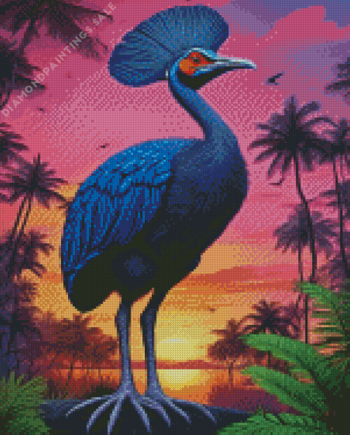 Cassowary Bird Diamond Painting