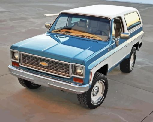 Chevy K5 Blazer Diamond Painting