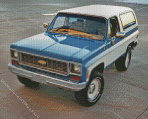 Chevy K5 Blazer Diamond Painting