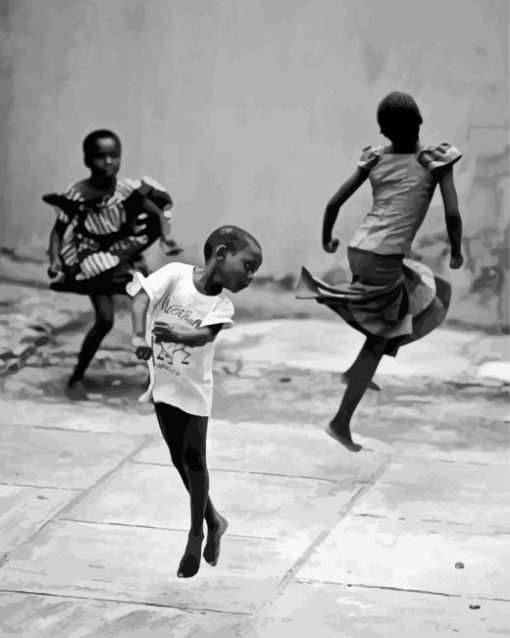 Children Dancing Diamond Painting