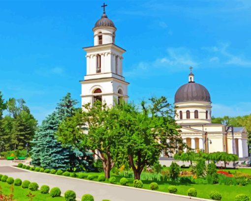 Chisinau Moldova Temple Diamond Painting