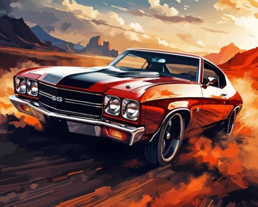 Classic Chevelle Super Sport Diamond Painting