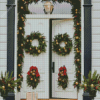 Classic Christmas Door Diamond Painting