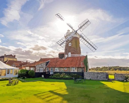 Cley Windmill Diamond Painting