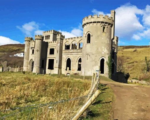 Clifden Castle Diamond Painting