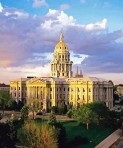 Colorado State Capitol Denver Diamond Painting