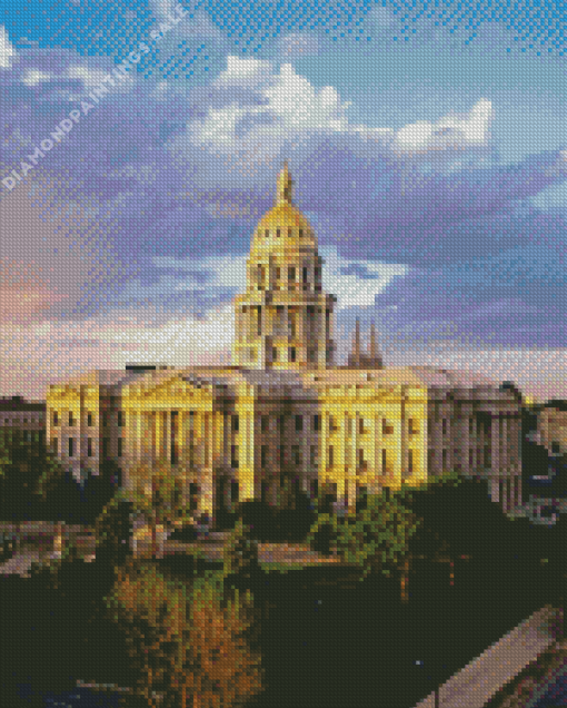 Colorado State Capitol Denver Diamond Painting