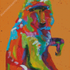 Colorful Baboon Diamond Painting