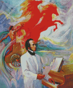 Composer Felix Mendelssohn Diamond Painting