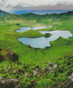 Corvo Island Landscape Diamond Painting