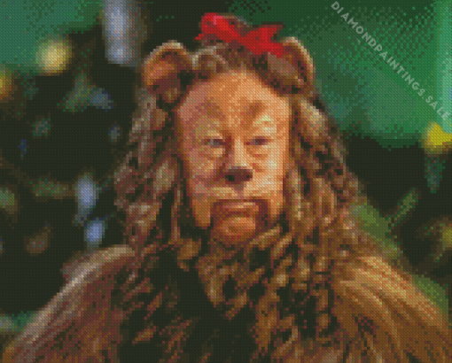 Cowardly Lion Diamond Painting