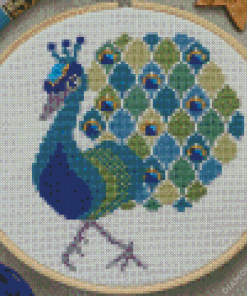 Cross Stitch Peacock Diamond Paintings