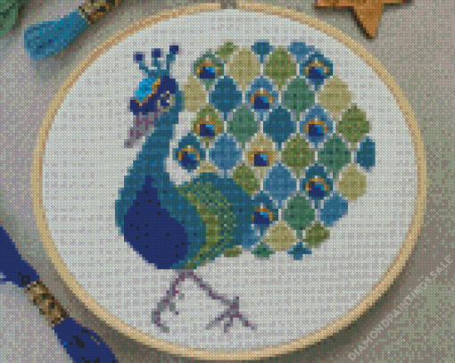 Cross Stitch Peacock Diamond Paintings