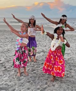 Dancers On The Beach Diamond Painting