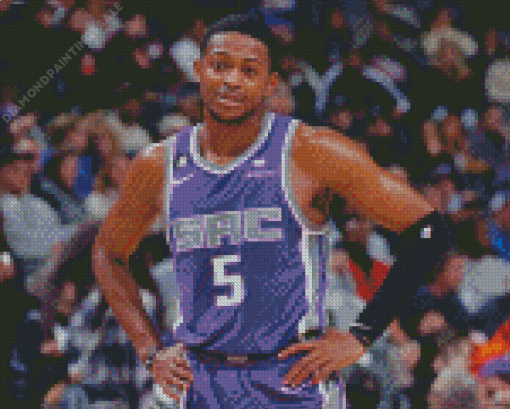 De Aaron Fox Diamond Painting