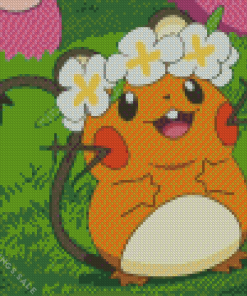 Dedenne Hamster Diamond Painting