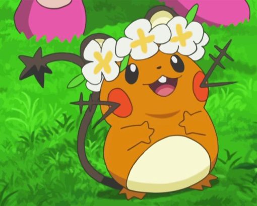 Dedenne Hamster Diamond Painting