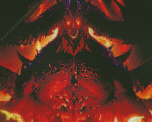 Diablo Immortal Video Game Diamond Painting