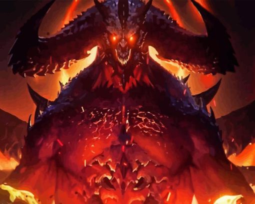 Diablo Immortal Video Game Diamond Painting