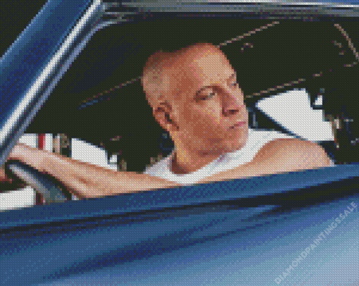 Dominic Toretto Diamond Painting