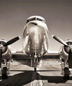 Douglas C 47 Skytrain Aircraft Diamond Painting