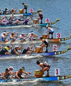 Dragon Boats Race Diamond Painting