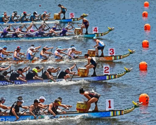 Dragon Boats Race Diamond Painting