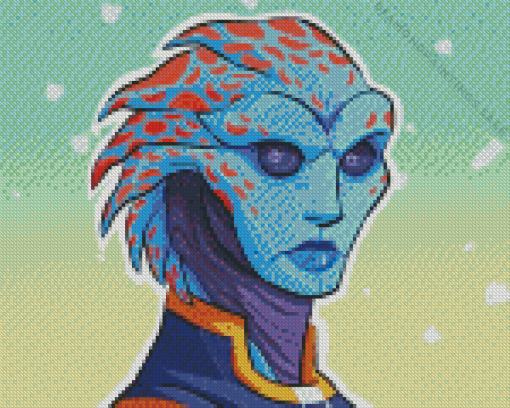 Drell Mass Effect Diamond Paintings