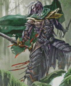 Drizzt Dourden Character Diamond Painting