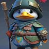 Duck Warrior Diamond Painting