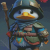 Duck Warrior Diamond Painting