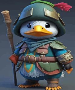 Duck Warrior Diamond Painting