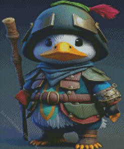 Duck Warrior Diamond Painting