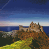 Dunluce Ireland At Night Diamond Painting