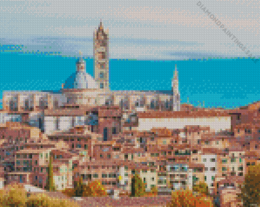 Duomo Di Siena Italy Diamond Painting