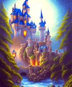 Fantasy Magical Castle Diamond Painting