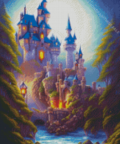 Fantasy Magical Castle Diamond Painting